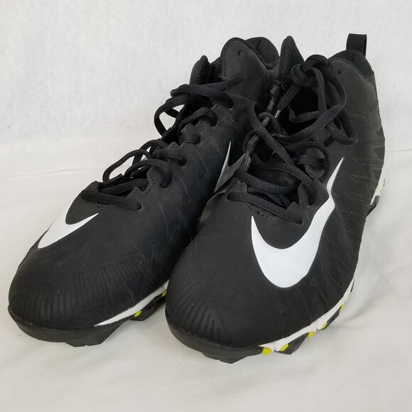 Nike Other - NIKE Alpha Menace Shark Football Cleats Shoes Black Size 10.5 ~ 4393
